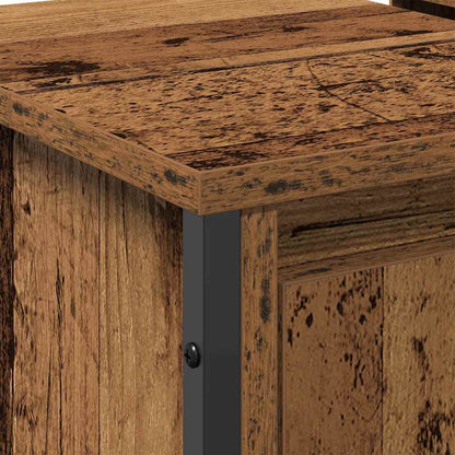 Waschtischschrank mit Tür Altholz 60 x 35 x 60 cm Holzwerkstoff