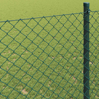 Kettenzaun Grün 10 x 1,2 m Stahl