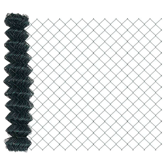 Kettenzaun Grün 10 x 1.2 m Stahl