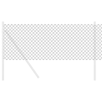 Kettenzaun Grau 10 x 0.6 m Stahl