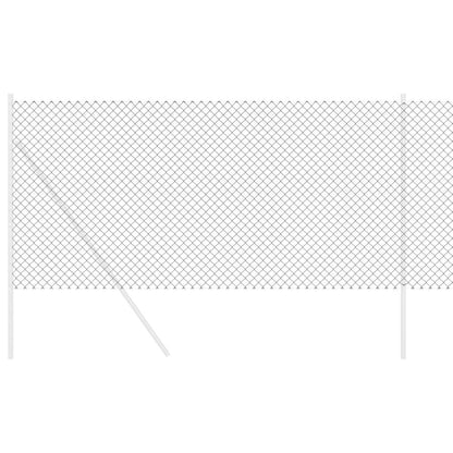 Kettenzaun Grau 10 x 1.2 m Stahl