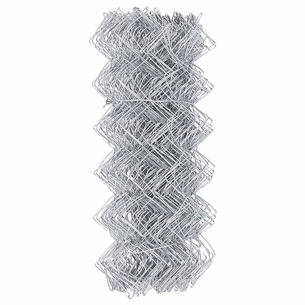 Maschendrahtzaun Silber 10 x 0.4 m Galvanisiertes Stahl
