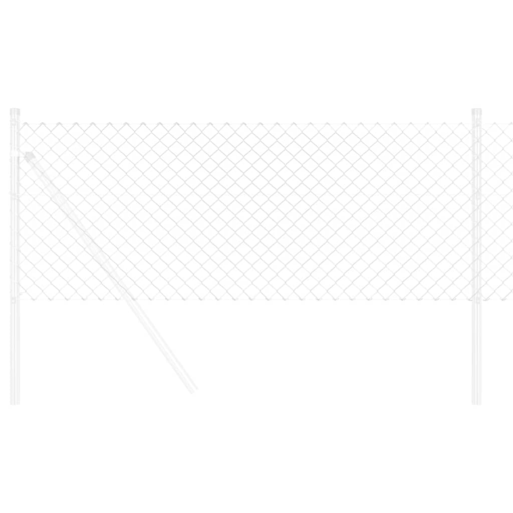 Maschendrahtzaun Silber 10 x 0.4 m Galvanisiertes Stahl