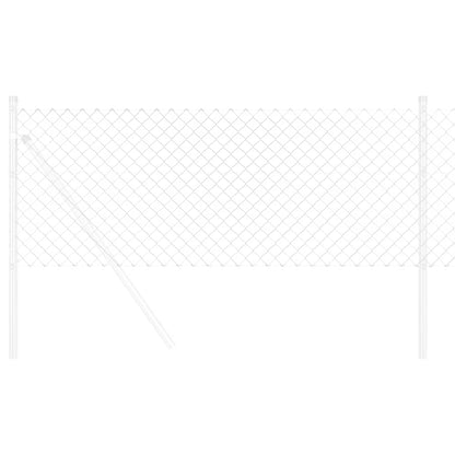 Maschendrahtzaun Silber 10 x 0.4 m Galvanisiertes Stahl