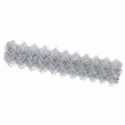 Maschendrahtzaun Silber 10 x 1.4 m Galvanisiertes Stahl