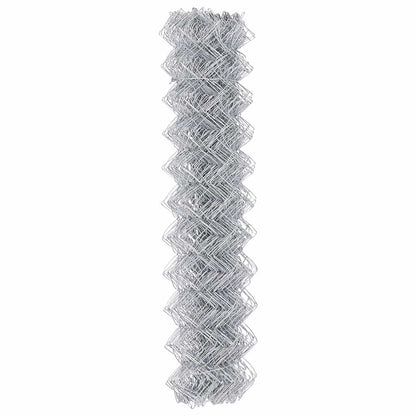 Maschendrahtzaun Silber 10 x 1.4 m Galvanisiertes Stahl