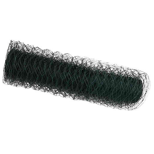 Sechseckgeflechtzaun Grün 0,5 x 50 m Stahl