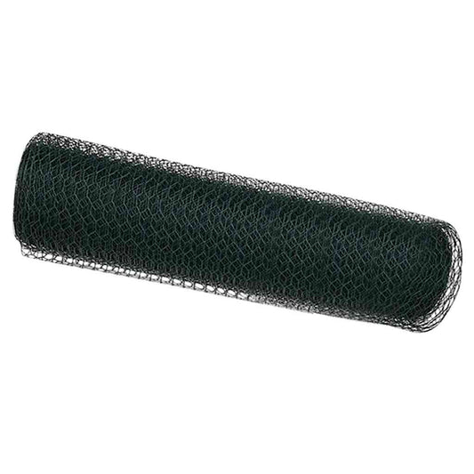 Sechseckgeflechtzaun Grün 0.6 x 50 m Stahl