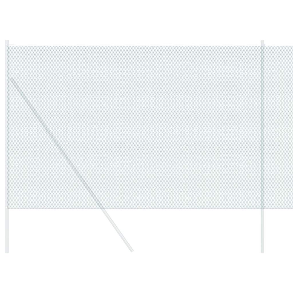 Sechseckgeflechtzaun Grün 1.5 x 50 m Stahl