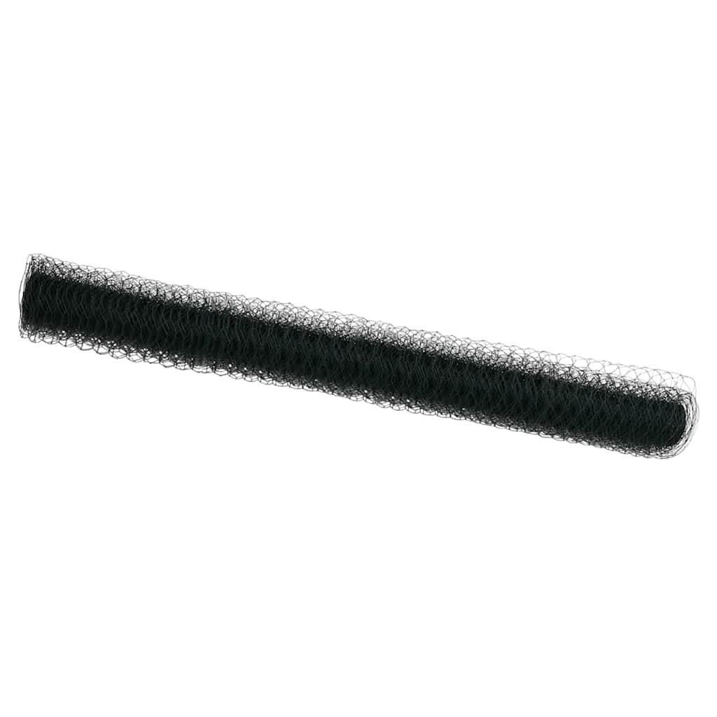 Sechseckgeflechtzaun Grün 1.6 x 50 m Stahl