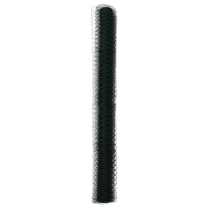 Sechseckgeflechtzaun Grün 1.6 x 50 m Stahl