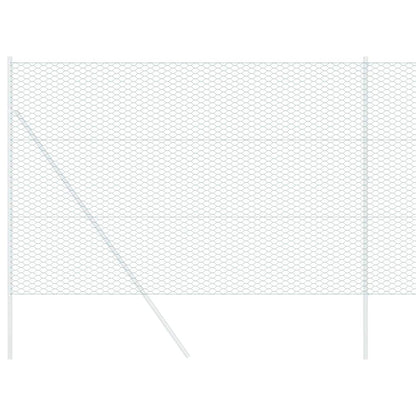 Sechseckgeflechtzaun Grün 1.6 x 50 m Stahl