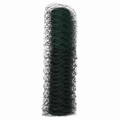 Hexagonzaun Grün 0,4 x 100 m Stahl