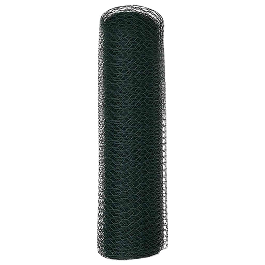 Hexagonzaun Grün 0,8 x 100 m Stahl