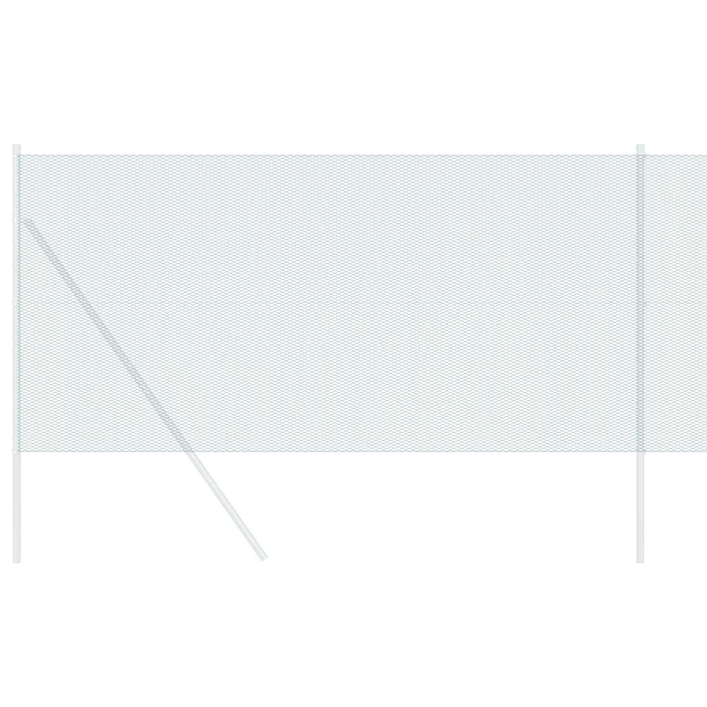 Sechseckgeflechtzaun Grün 1 x 100 m Stahl