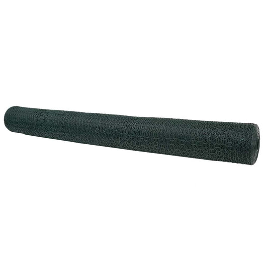 Sechseckgeflechtzaun Grün 1.2 x 100 m Stahl