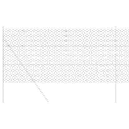 Sechseckgeflechtzaun Grau 1.4 x 50 m Stahl