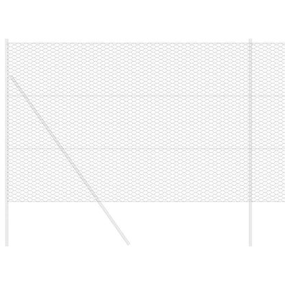 Sechseckgeflechtzaun Grau 1.5 x 50 m Stahl