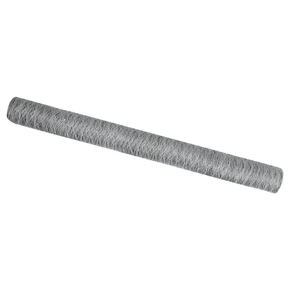 Sechseckgeflechtzaun Silber 1.6 x 50 m Verzinkter Stahl