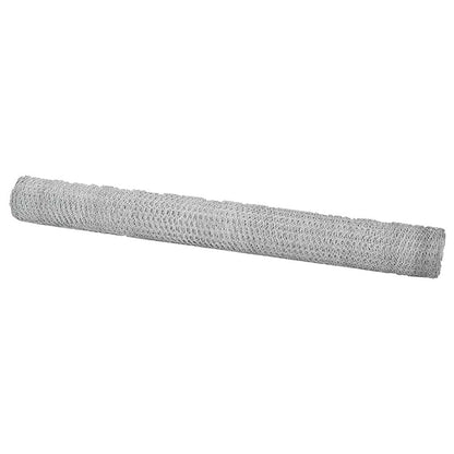 Sechseckgeflechtzaun Silber 1.6 x 100 m Verzinkter Stahl