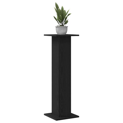 Pflanzenständer 2 pcs Schwarze Eiche 30 x 30 x 95 cm