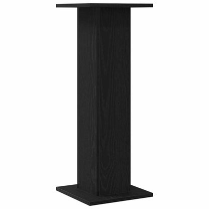Pflanzenständer 2 pcs Schwarze Eiche 30 x 30 x 80 cm