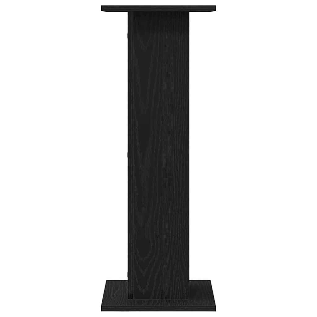 Pflanzenständer 2 pcs Schwarze Eiche 30 x 30 x 80 cm