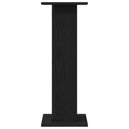 Pflanzenständer 2 pcs Schwarze Eiche 30 x 30 x 80 cm