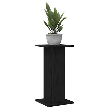Lautsprecherständer 2 pcs Schwarze Eiche Holzwerkstoff