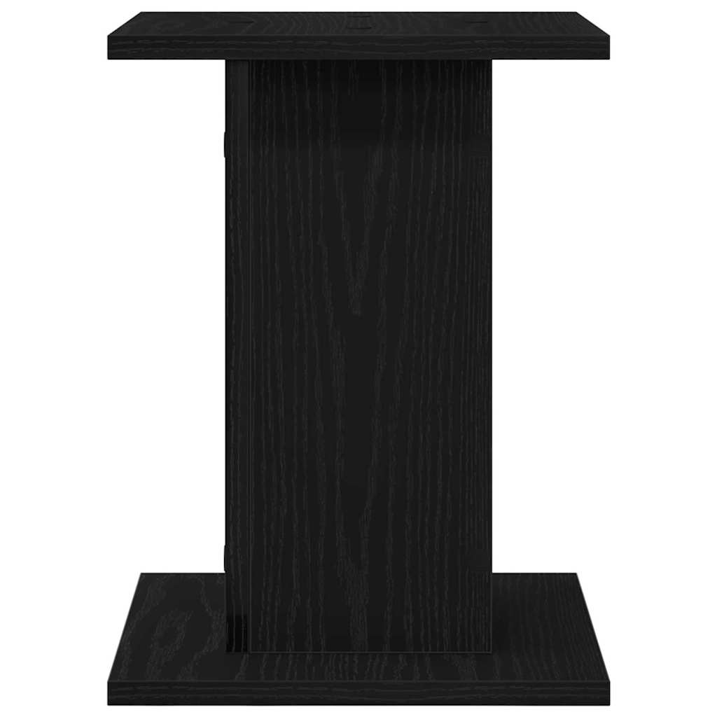 Pflanzenständer 2 pcs Schwarze Eiche 30 x 30 x 40 cm