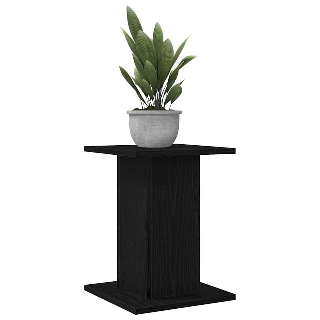Pflanzenständer 2 pcs Schwarze Eiche 30 x 30 x 40 cm