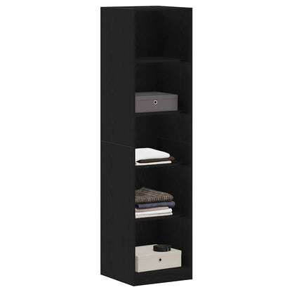 Kleiderschrank Schwarze Eiche 50 x 50 x 200 cm Holzwerkstoff