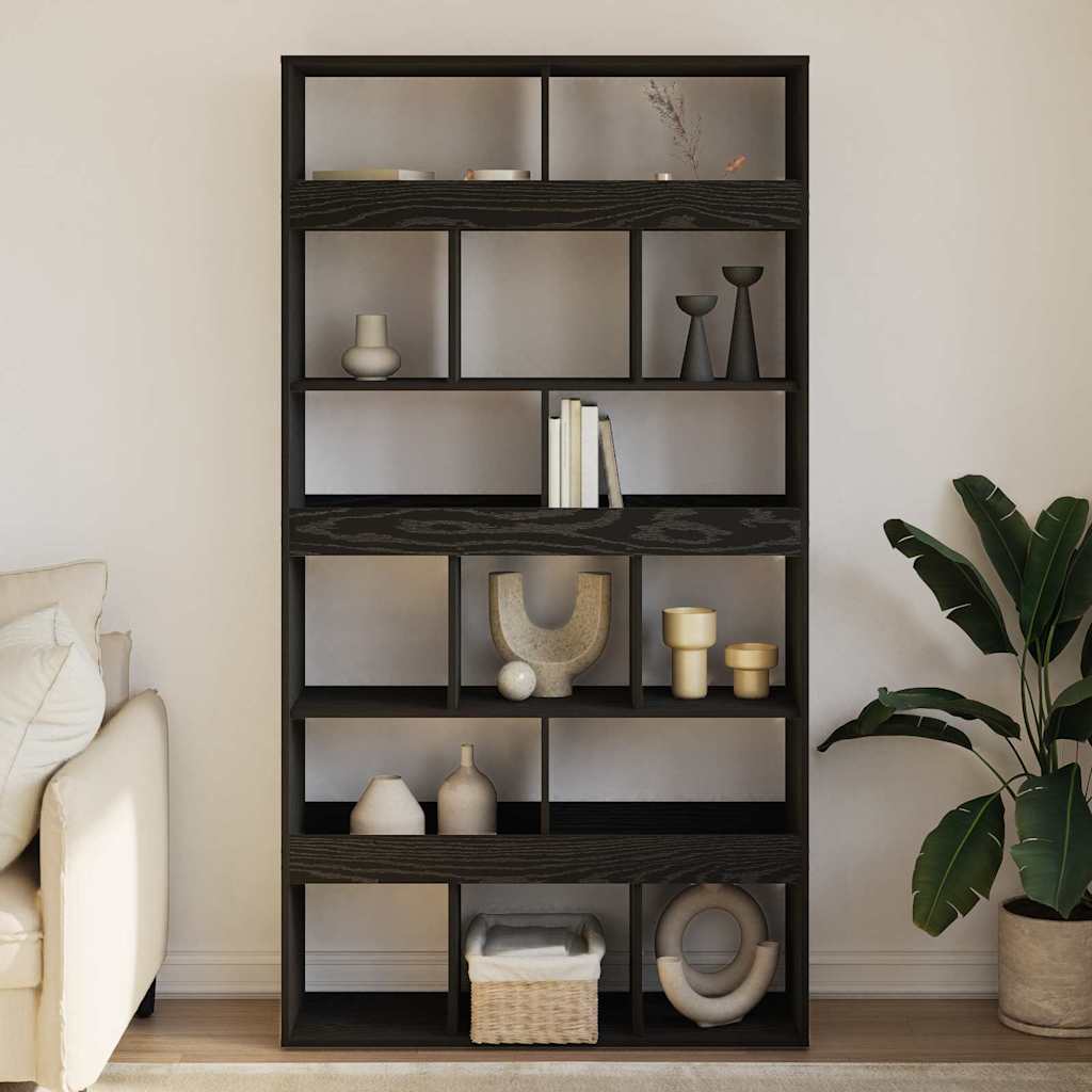 Bücherregal Schwarze Eiche 100 x 33 x 187,5 cm Holzwerkstoff