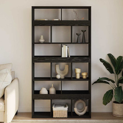 Bücherregal Schwarze Eiche 100 x 33 x 187,5 cm Holzwerkstoff