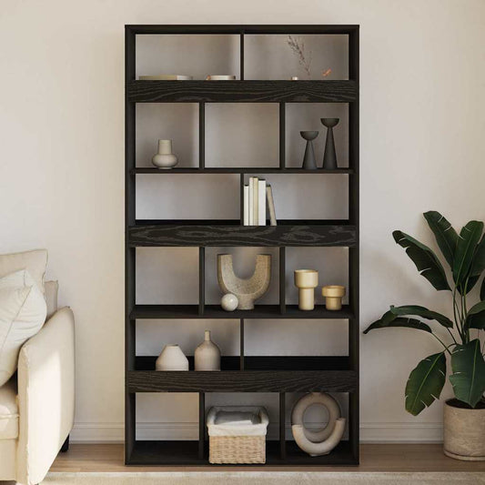 Bücherregal Schwarze Eiche 100 x 33 x 187,5 cm Holzwerkstoff