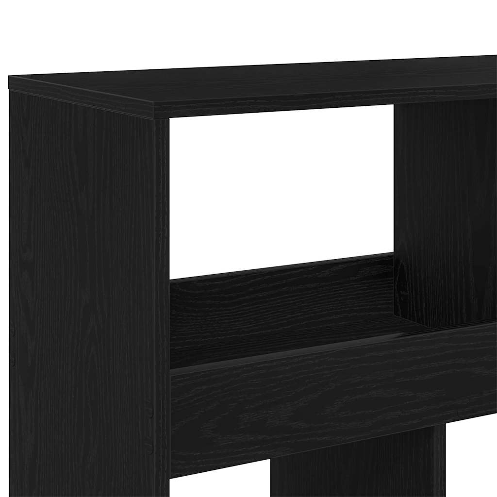 Regal 2 pcs Schwarze Eiche 100 x 33 x 187,5 cm Holzwerkstoff
