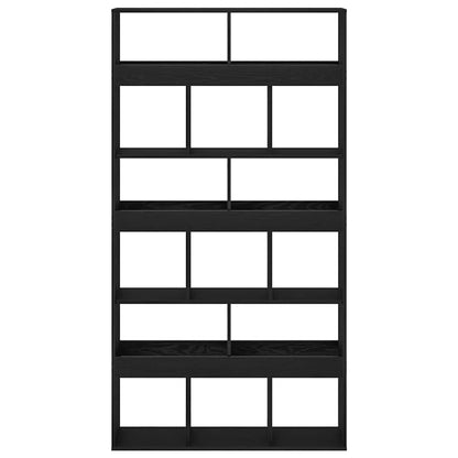 Regal 2 pcs Schwarze Eiche 100 x 33 x 187,5 cm Holzwerkstoff