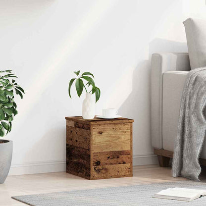 Aufbewahrungsbox Altholz 30 x 35 x 35 cm Holzwerkstoff