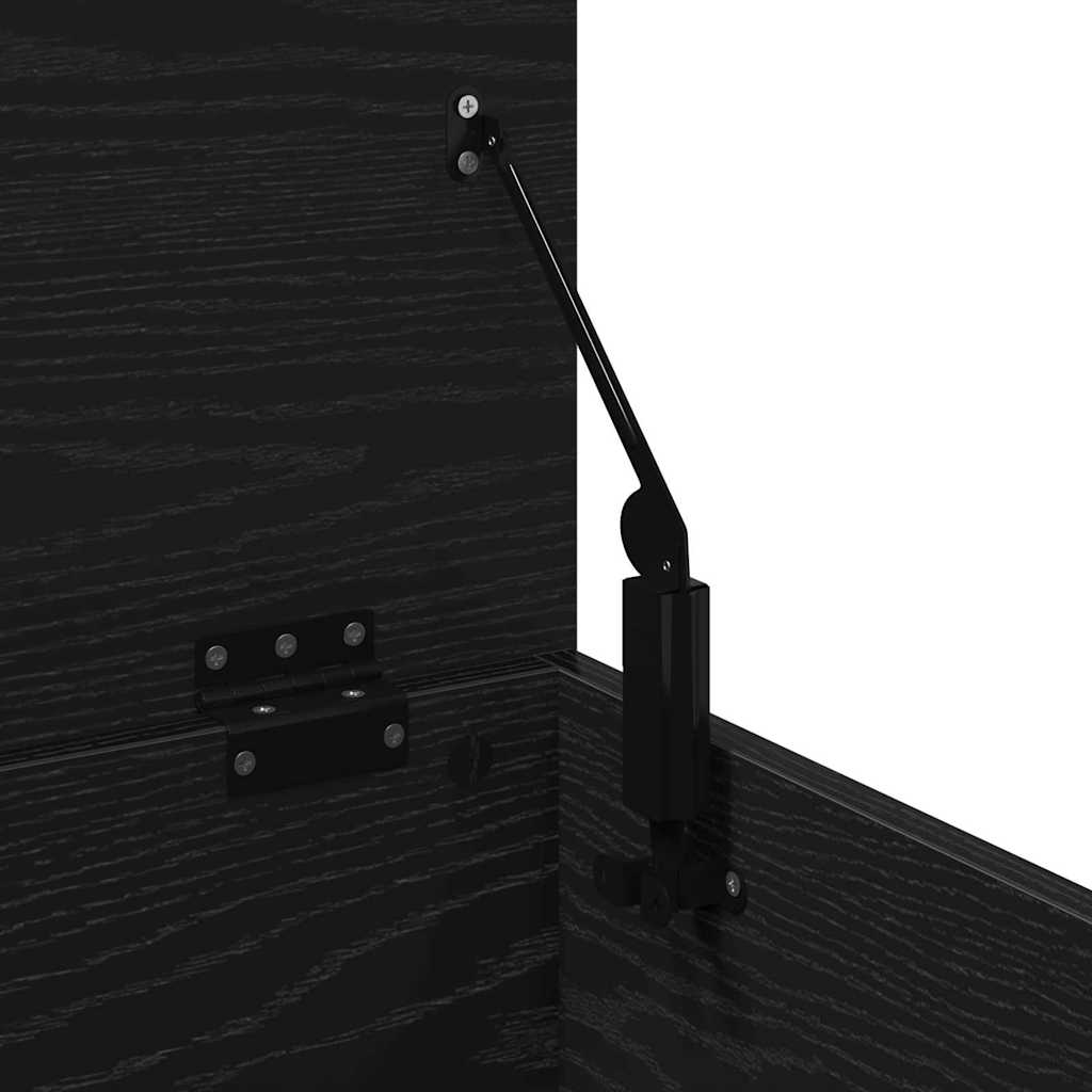 Aufbewahrungsbox Schwarz Eichen-Optik 30 x 35 x 35 cm