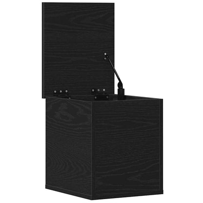 Aufbewahrungsbox Schwarz Eichen-Optik 30 x 35 x 35 cm