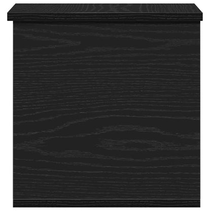 Aufbewahrungsbox Schwarz Eichen-Optik 30 x 35 x 35 cm