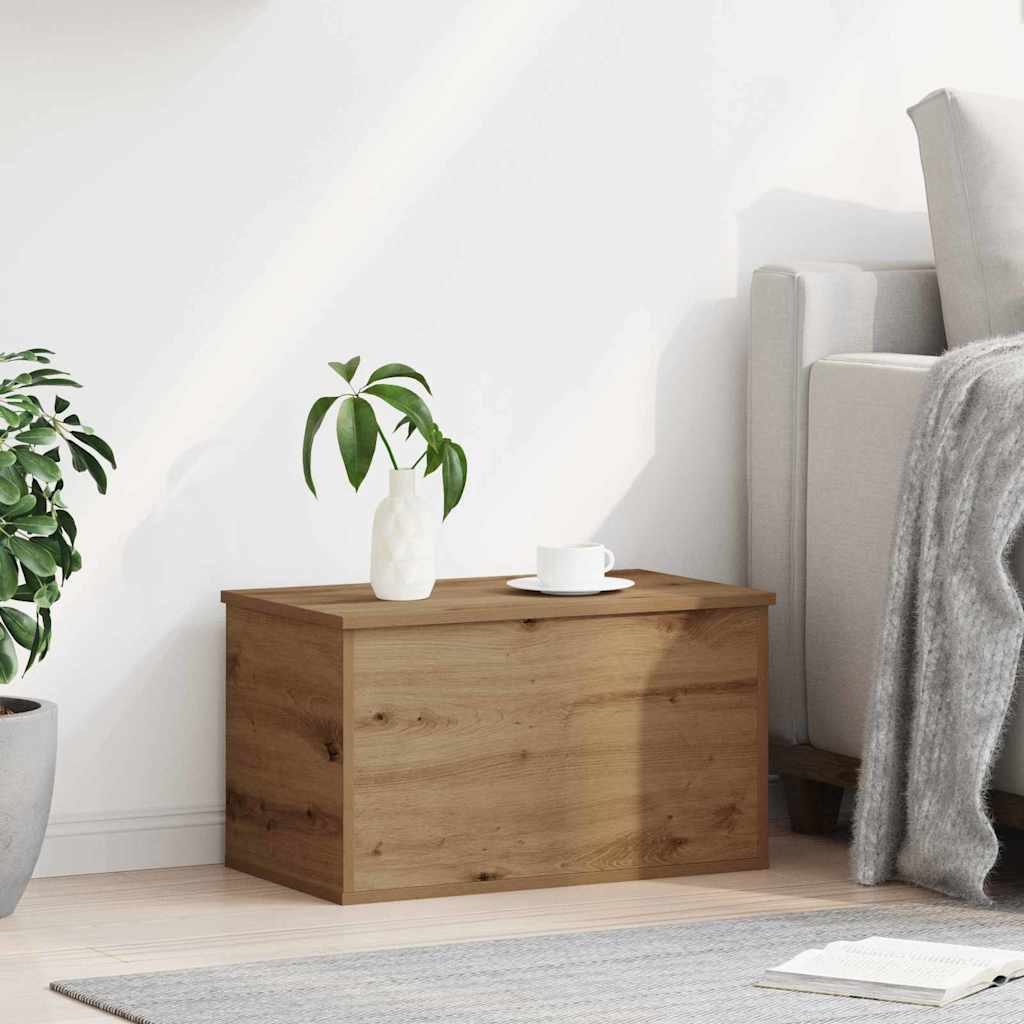 Aufbewahrungsbox Eiche handwerklich 60 x 35 x 35 cm