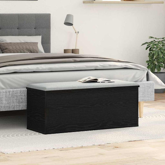 Aufbewahrungsbox Schwarze Eiche 90 x 35 x 35 cm Holzwerkstoff