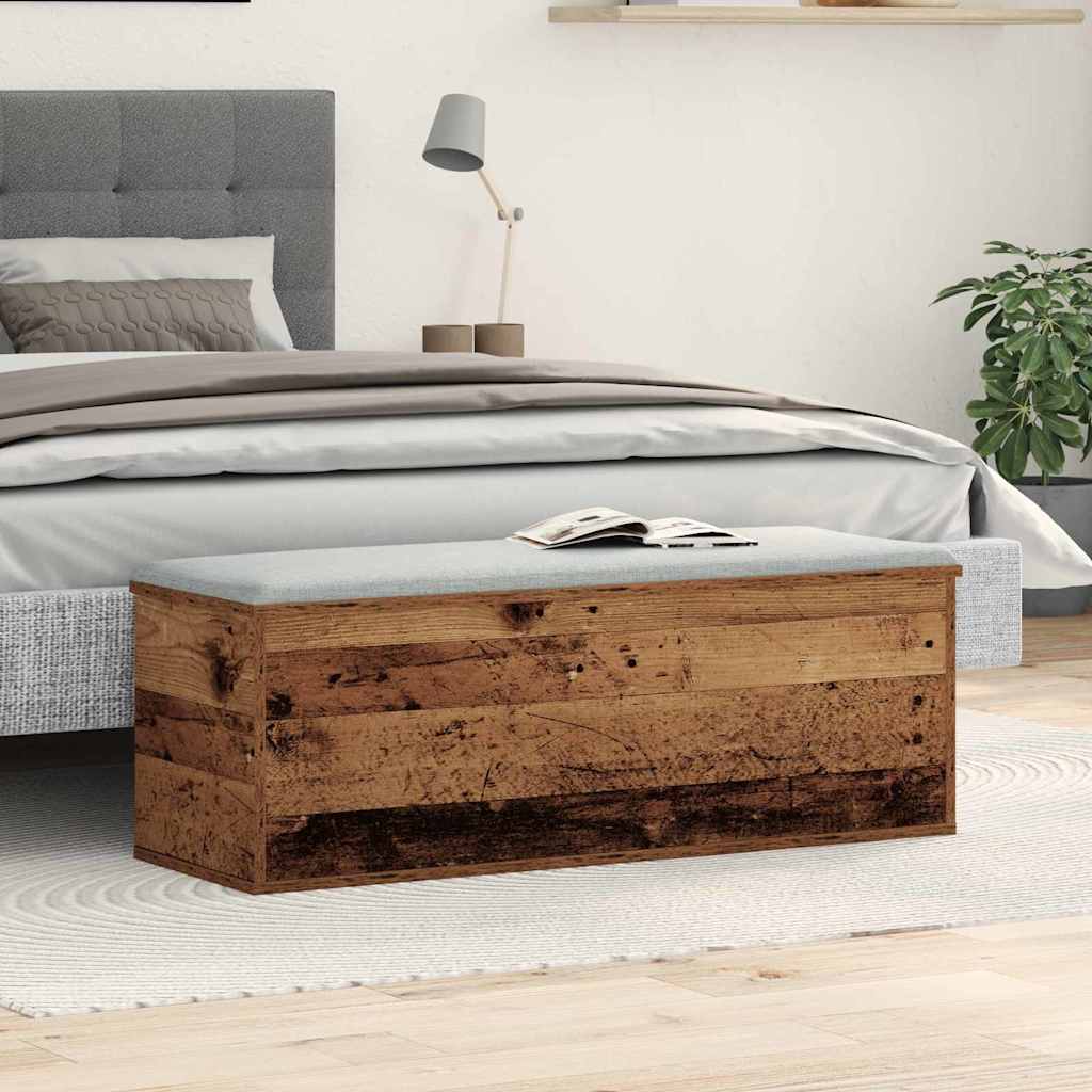 Aufbewahrungsbox Altholz 102 x 35 x 35 cm Holzwerkstoff