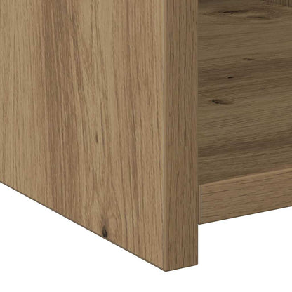 Hochboard Eiche handwerklich 30 x 42.5 x 185 cm Holzwerkstoff