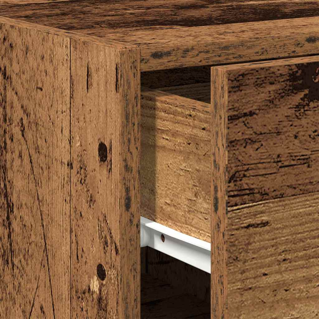 Sideboard Alte Holz 30x42,5x93 cm Hergestellter Holz