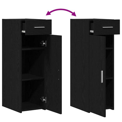 Sideboard Schwarze Eiche 30x42,5x93 cm Engineering Holz
