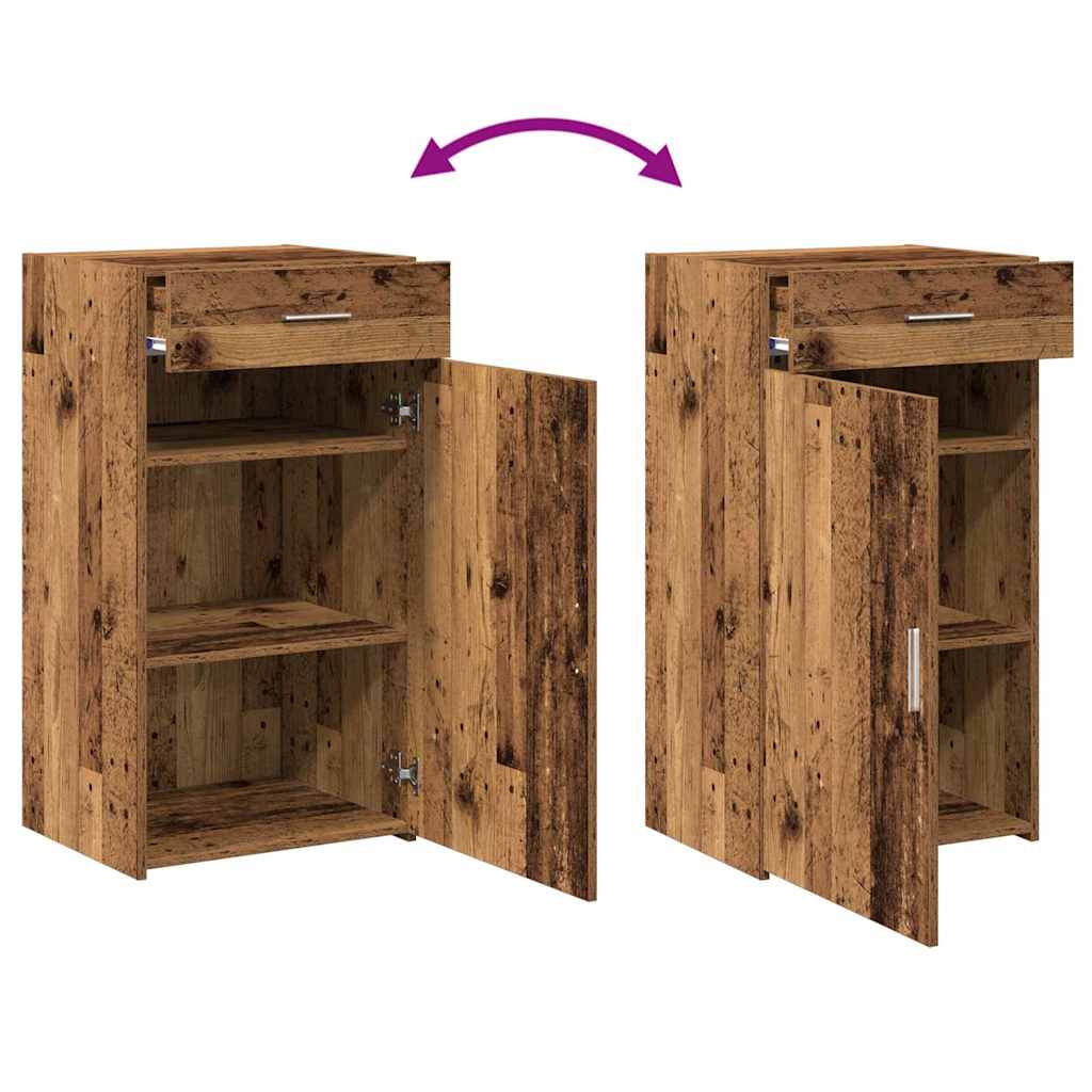 Sideboard Altholz 30 x 42.5 x 93 cm Holzwerkstoff