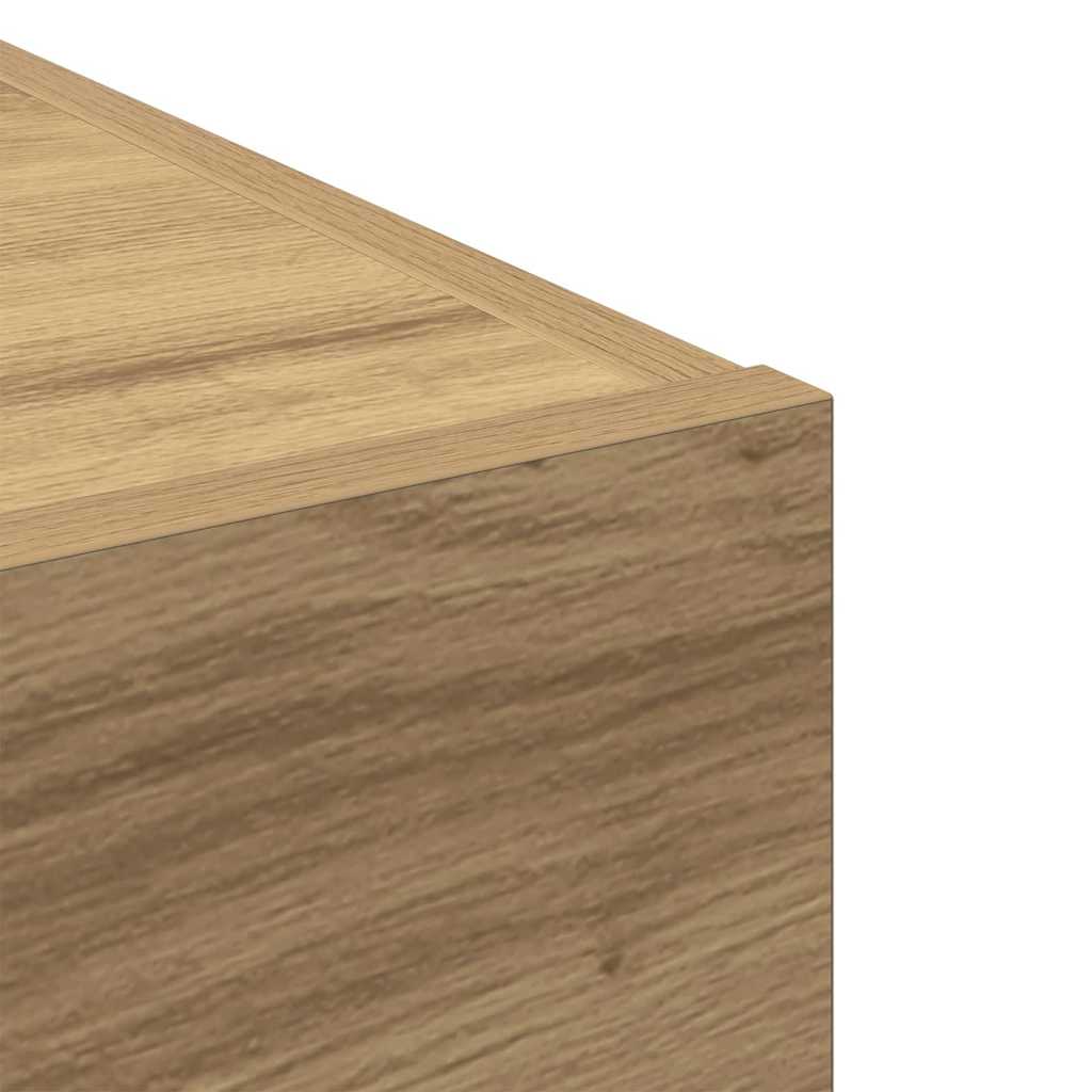 Sideboard Eiche handwerklich 30 x 42.5 x 93 cm Holzwerkstoff