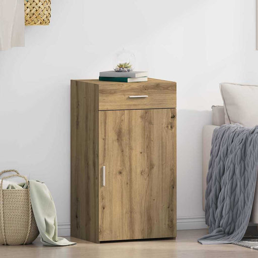 Sideboard Eiche handwerklich 30 x 42.5 x 93 cm Holzwerkstoff